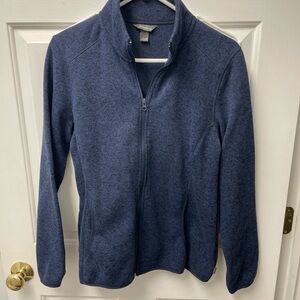 Eddie Bauer Navy Wool Blend Jacket
